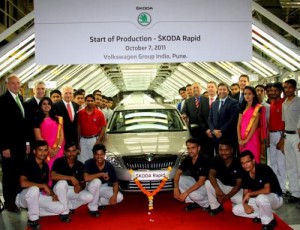 Škoda zahájila v Indii výrobu modelu Rapid